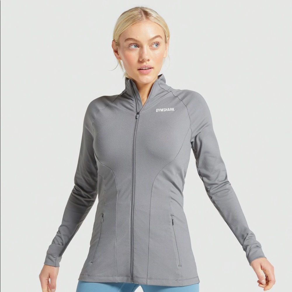NWT Training Zip Up Jacket - Smokey Grey